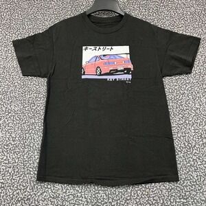 Key Street Moto Ichiban Shirt Men Medium Black Short‎ Sleeve Crew Neck M
